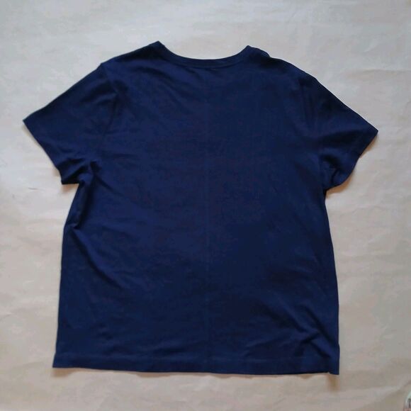 Ann Taylor Loft Tee Shirt Womens XL Black  Vintage Soft 100% Cotton Basic - Picture 2 of 6